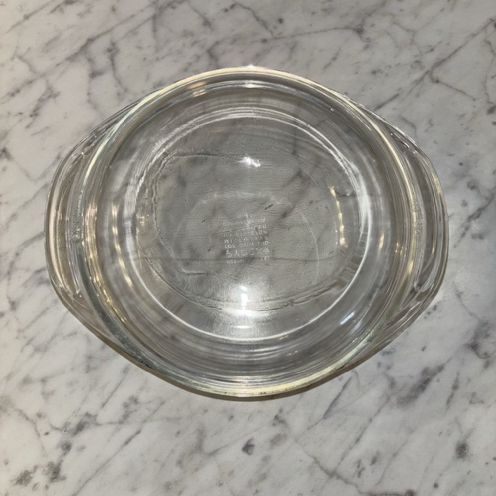Vintage PYREX Corning Clear Glass 1.5L Round Casserole Baking Dish & Lid, 023 - Picture 2 of 7